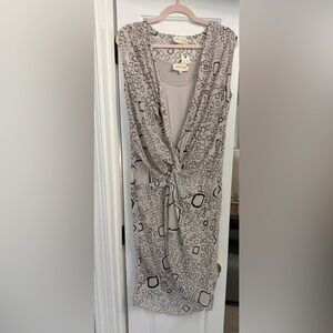 Laura Siegel Asymmetrical Geometric Print Dress